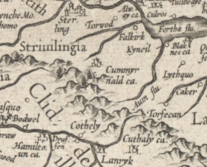 1595 mercator map